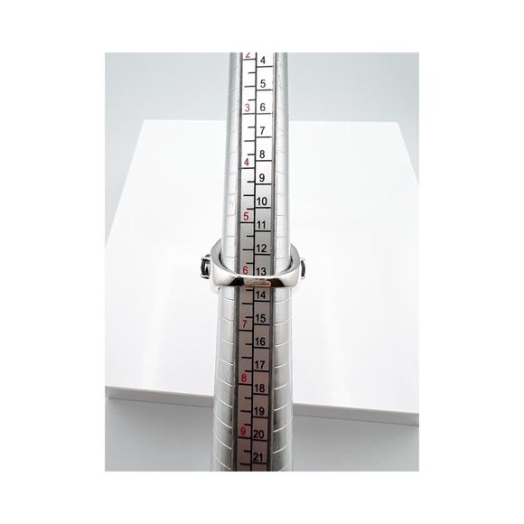 🌟NICKY BUTLER 925 Sterling Silver Labradorite Caviar Bead Dome Ring Size 6 NEW - Picture 9 of 12